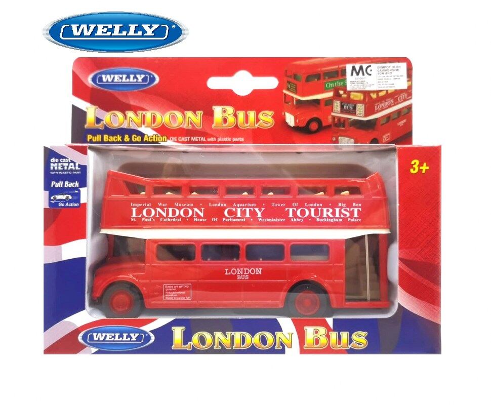 اتوبوس فلزی لندن مدل دوطبقه کد99930w