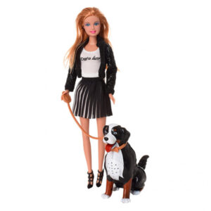 عروسک باربی دفا لوسی با سگ برند defa lucy کد 8428