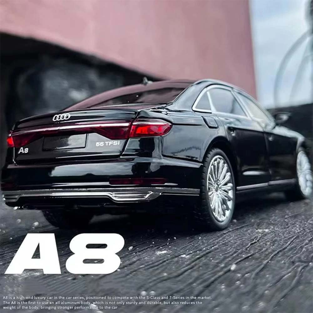 ماشین-بازی-آئودی-مدل-Audi-A8-106 ماشین فلزی آئودی A8 مدل che zhi
