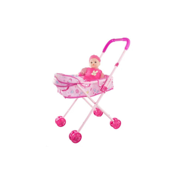 ست کالسکه با عروسک مدل Little Train Toys