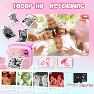 دوربین دیجیتال کودکان طرح یونیکورن مدل A20