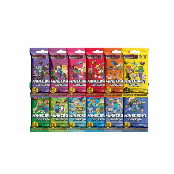 کارت بازی ماینکرافت سری نتر X1 بسته 12 عددی