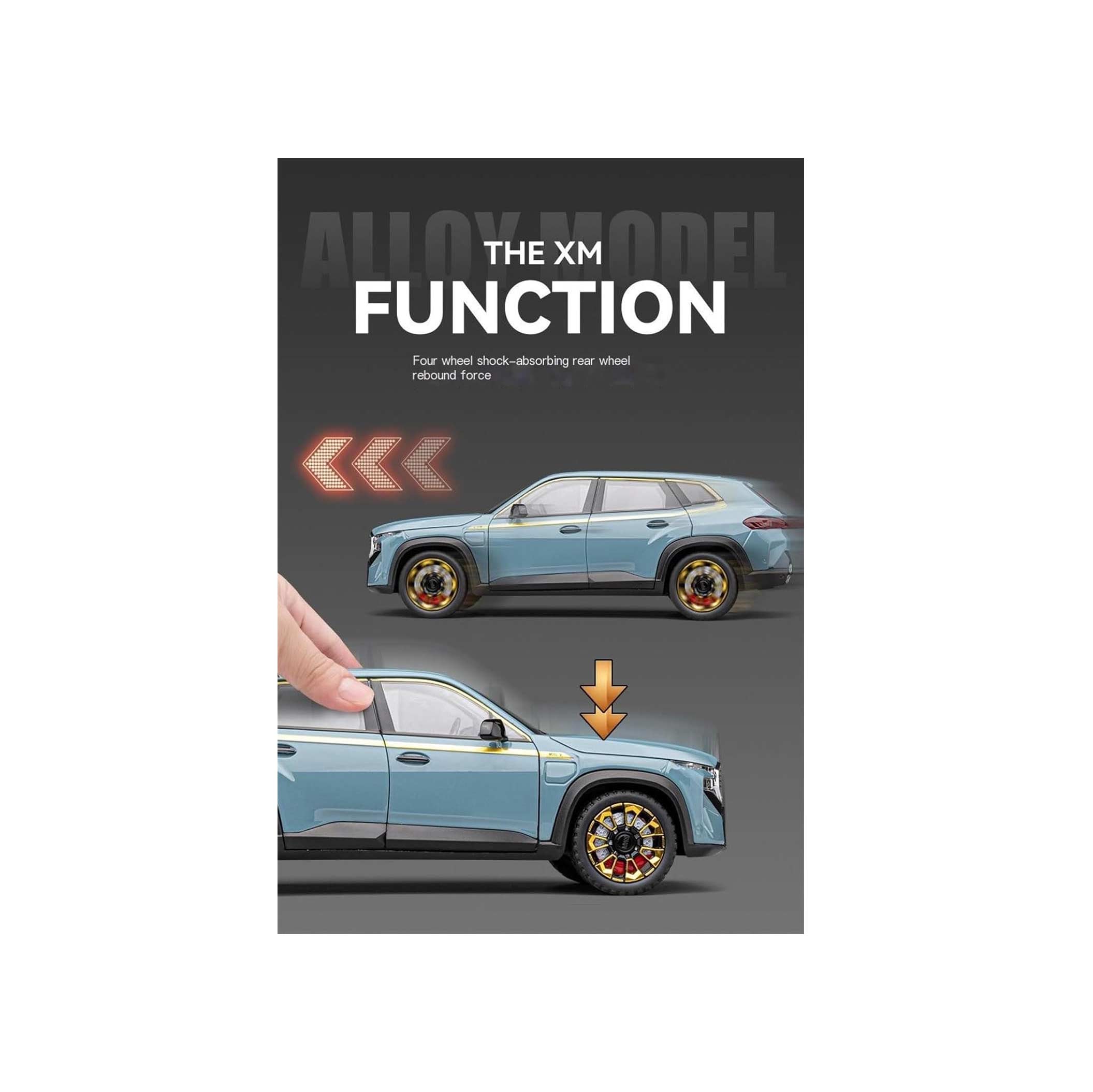 61k9Ri0kHBL ماشین فلزی BMW XM مدل دودزا