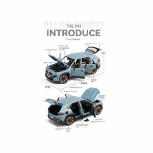 ماشین فلزی BMW XM مدل دودزا