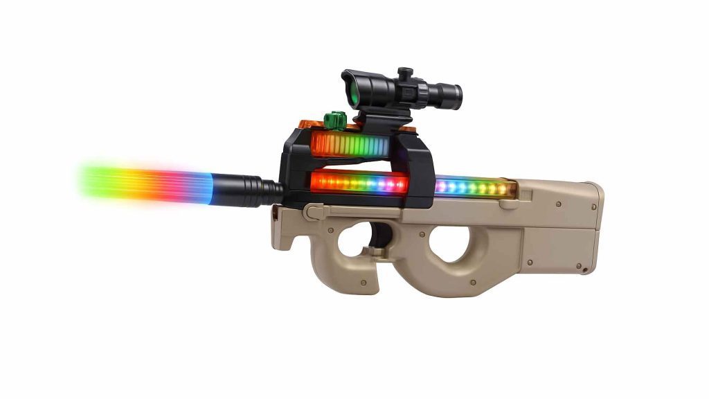 تفنگ شارژی مدل تیر ژله ای FN P90