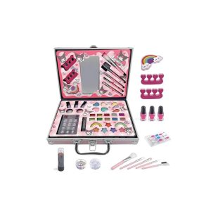 کیف آرایشی چمدانی مدل کرومی مدل 2076