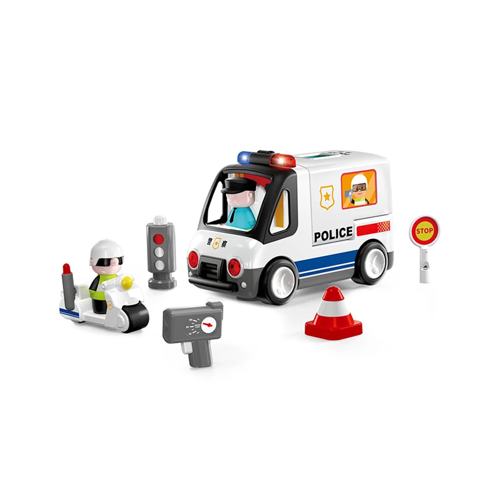 ماشین پلیس آموزشی هولی تویز huile toys کد HE9985