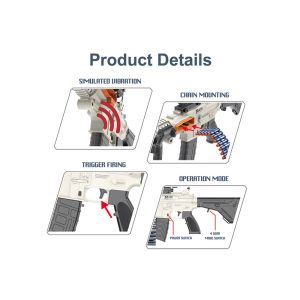 تفنگ رگباری شارژی مدل M416 کد 2-999