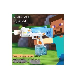 تفنگ آبپاش شارژی مدل ماینکرفت کد 010B