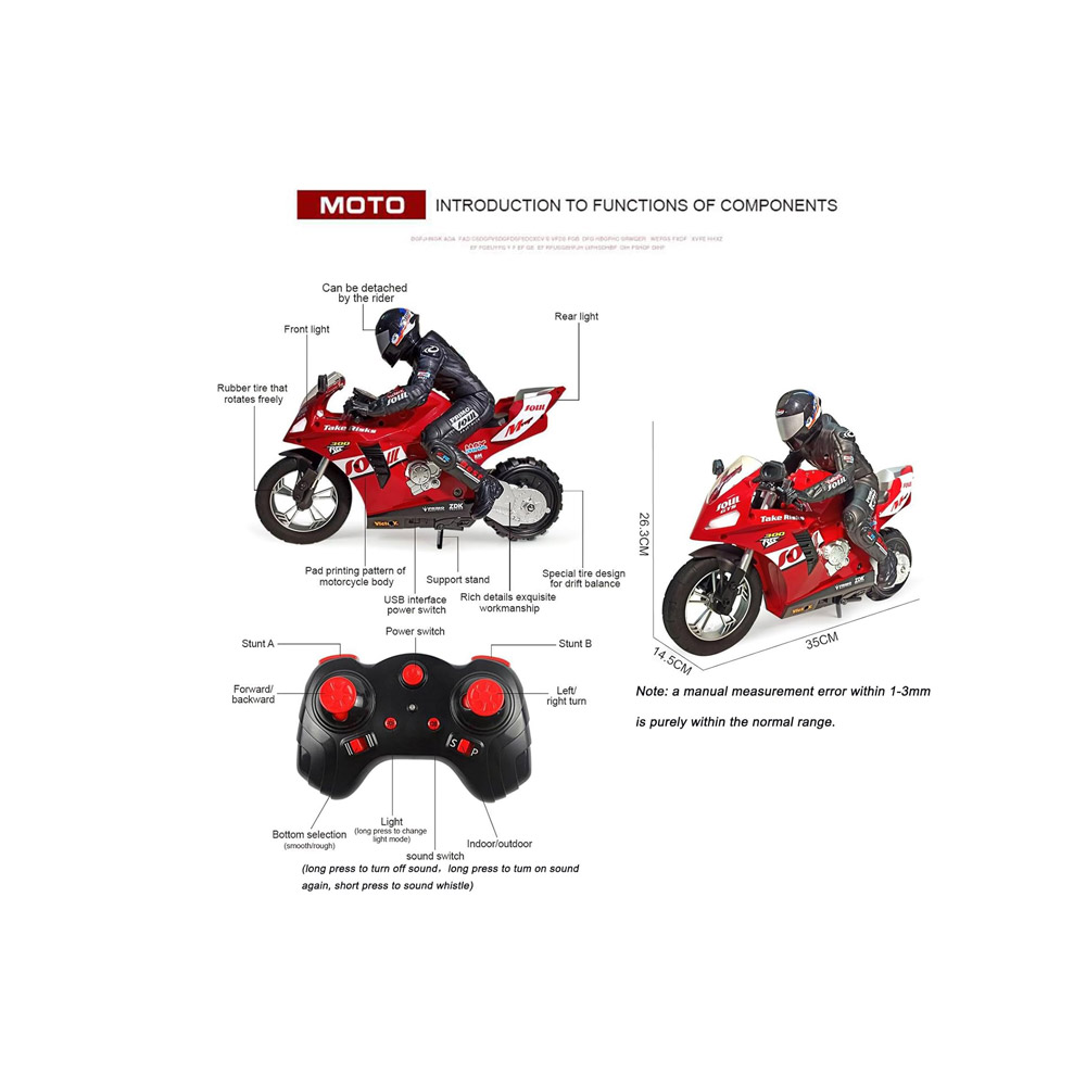 716rEkJL9+L موتور کنترلی تک چرخ زن مدل HC802