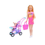 Fasion-Beauty-Defa-Lucy-with-Baby-Carriage-8524-1