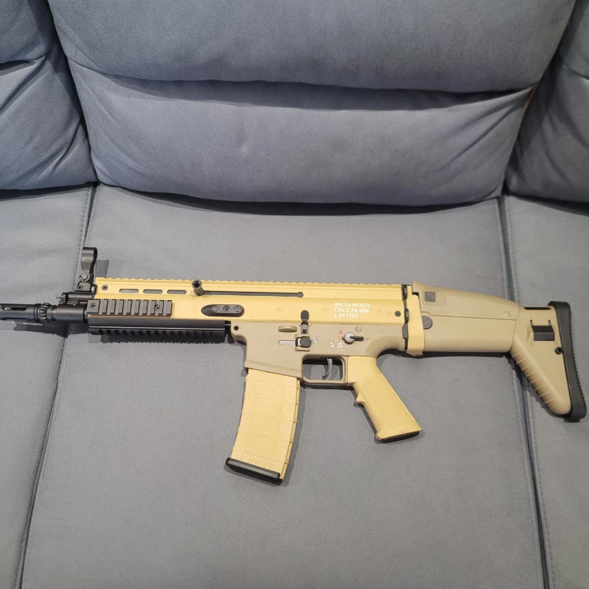 تفنگ تیر ژله ای شارژی mk16 Dekai