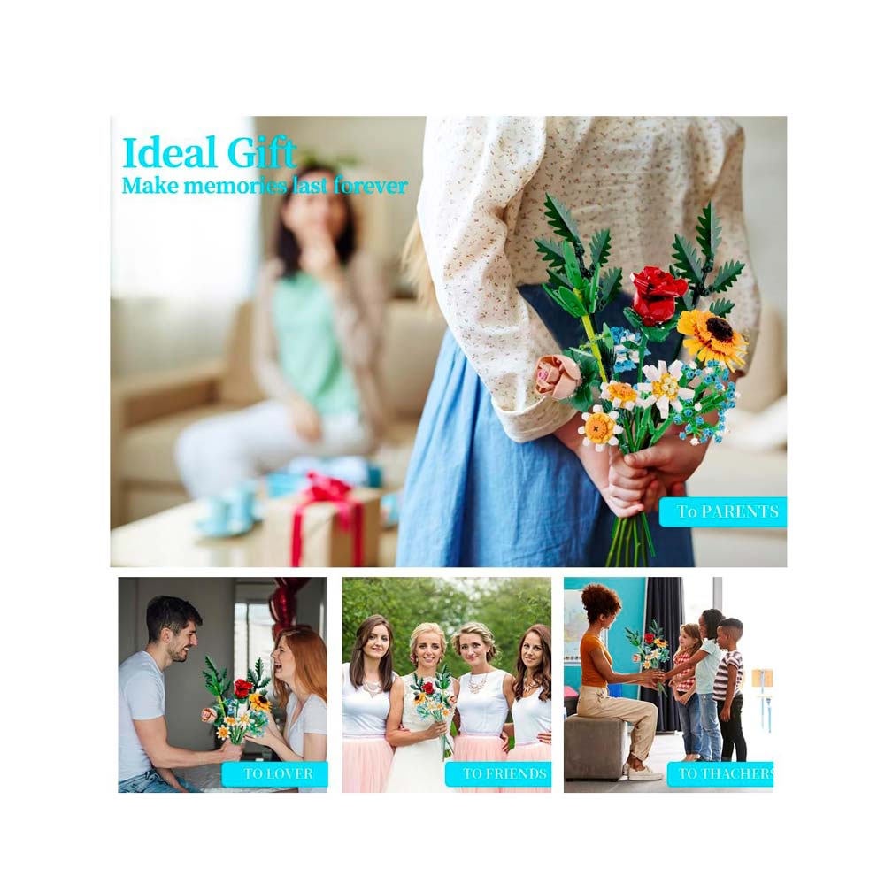 71oJh-LwuqL لگو دسته گل 618 قطعه کد 3027