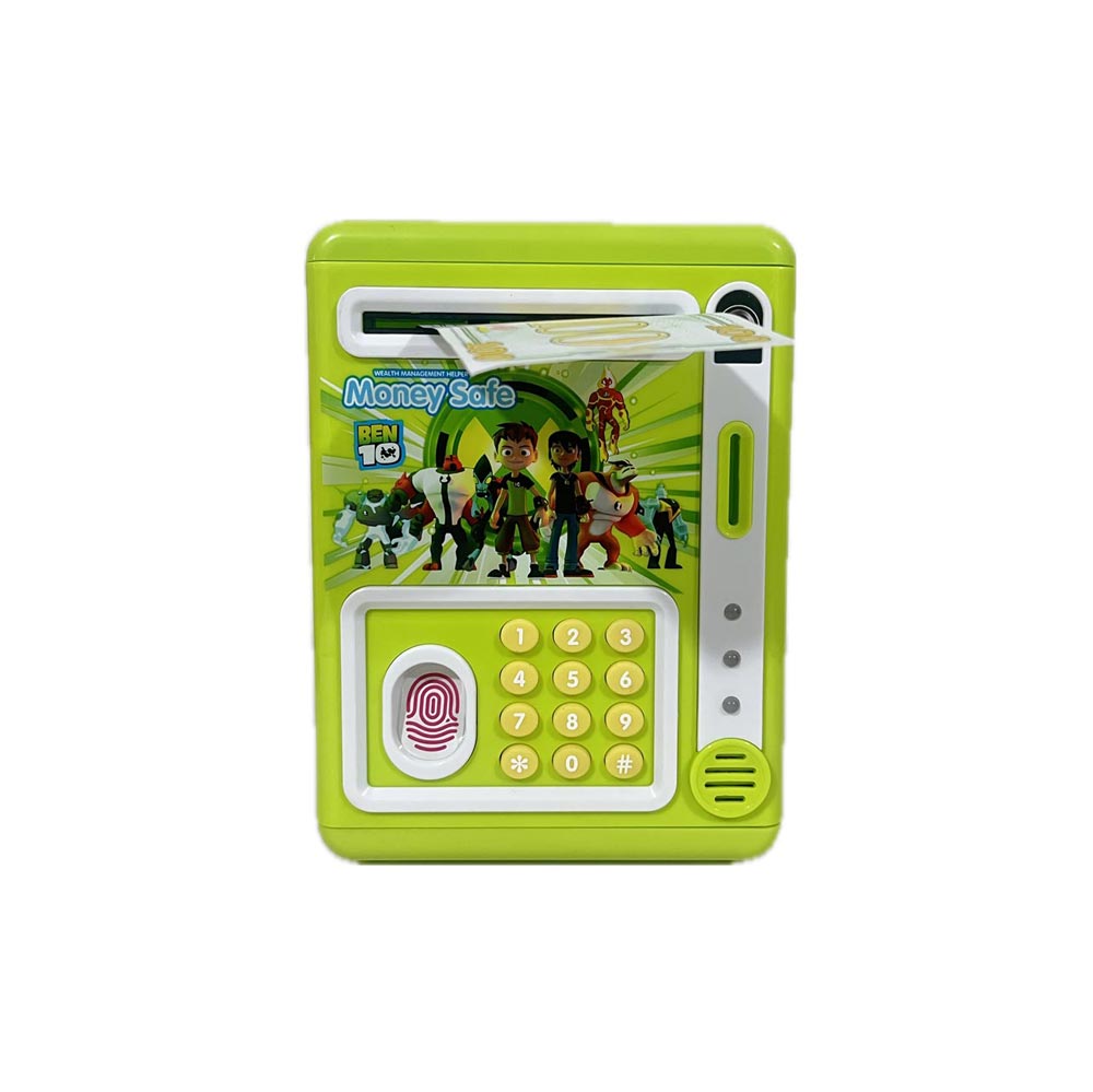 72448862-926E-4D39-9C1E-1EDA90889DB8 اسباب بازی قلک رمزدار مدل بن تن