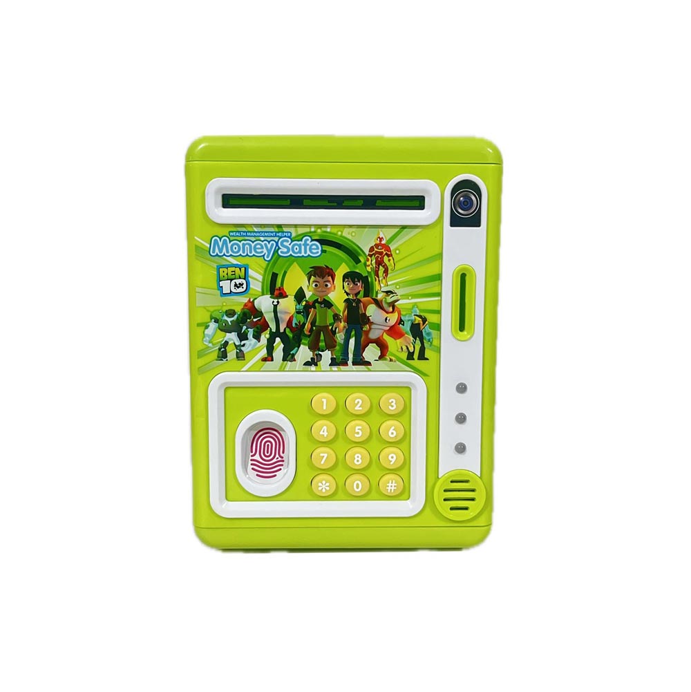 E1CFBA55-1EFB-4D96-B3E6-C6F1DDE0D0B2 اسباب بازی قلک رمزدار مدل بن تن