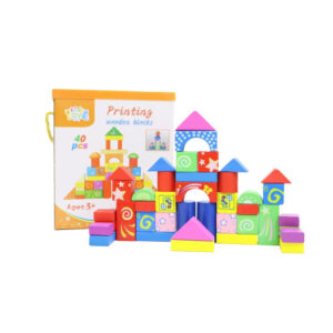 بازی فکری بریکس چوبی ۴۰ قطعه