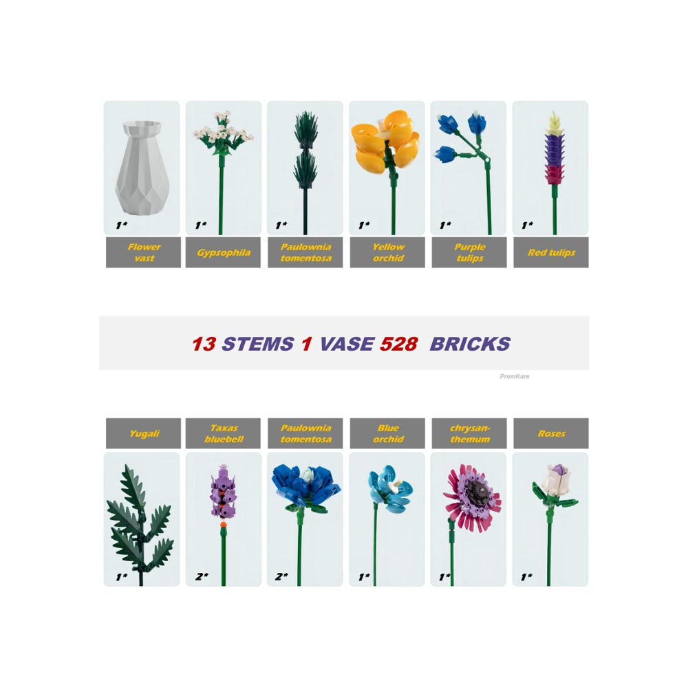 Screenshot-(546) لگو دسته گل 543 قطعه کد 3028