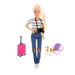 عروسک باربی دفا لوسی مدل جهانگرد کد 8389