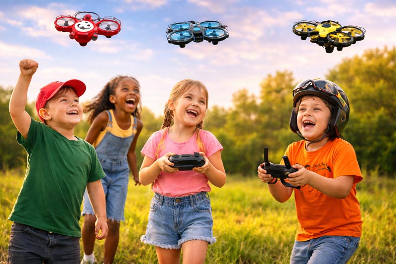 راهنمای کامل خرید کوادکوپتر کودک 2026 | انتخاب امن و هوشمندانه برای فرزند شما