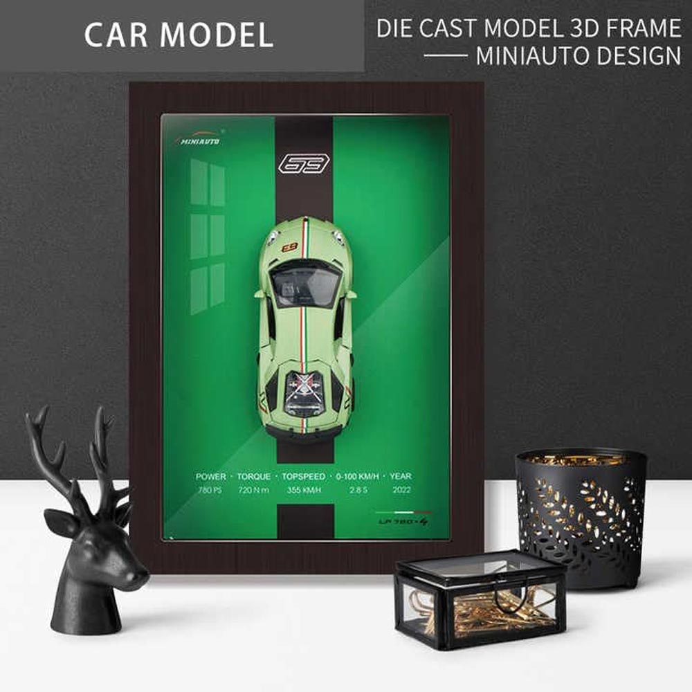 تابلو دیواری کلکسیونی لامبورگینی TRH Toy Rush 3D