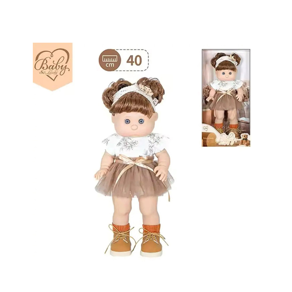 DOLL-QS83162-2 عروسک دخترانه 40 سانتیمتری کد QS83162