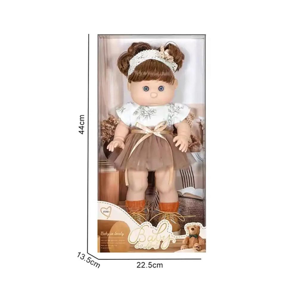 DOLL-QS83162-8 عروسک دخترانه 40 سانتیمتری کد QS83162