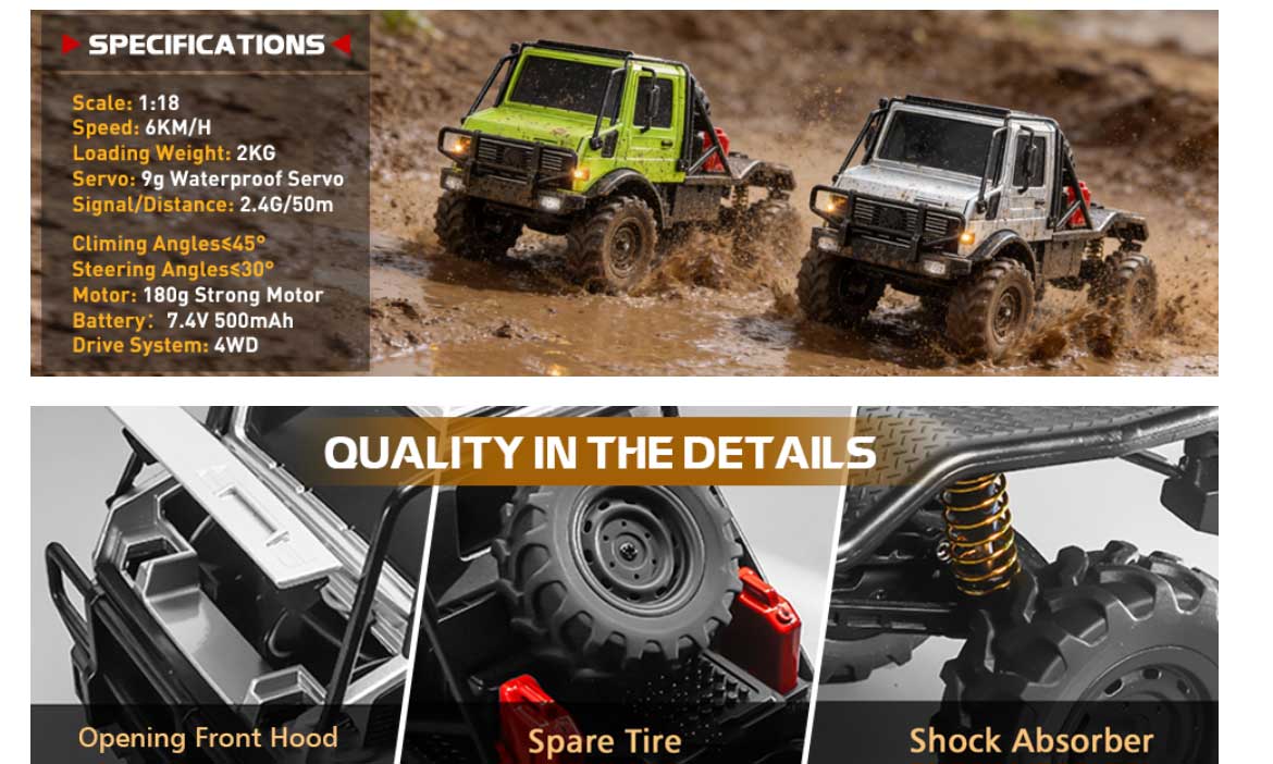 ماشین کنترلی آفرود MN-333 Unimog